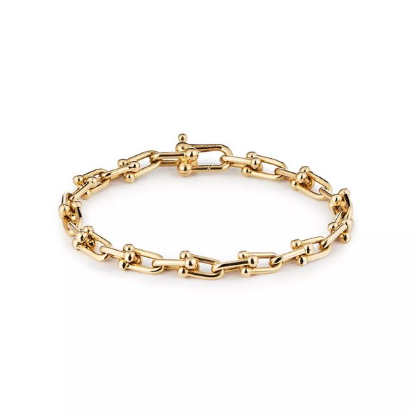 SOLD   Tiffany & Co Hardwear Small Bracelet, 18k Yellow Gold - Picture 1 of 8